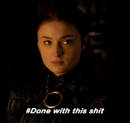 wonderworman:Sansa with the last braincell in all of Westeros