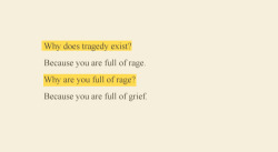 notgoing:  Anne Carson, Grief Lessons: Four