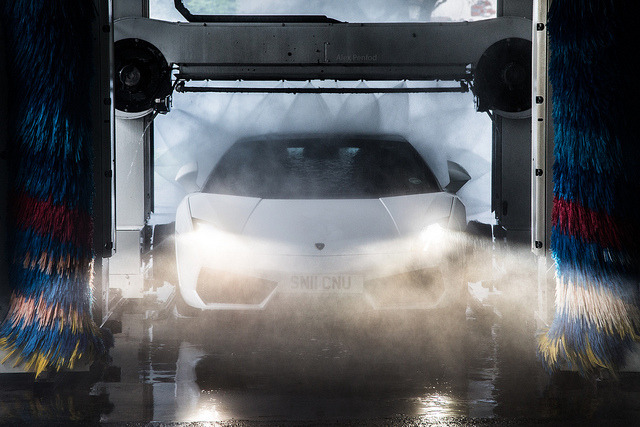 alexpenfold:  At the Carwash. on Flickr.