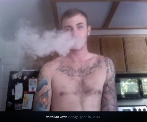 manxrubberboi:  funandphotos:  from my Skype call with Christian Wilde, 4-19-13!!!! He is SO FUCKING COOL, it is absolutely amazing!!!  He could so visit me :P