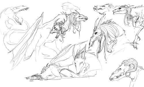 monster practice sketches