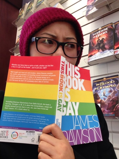retr0philia:  superowens:  retr0philia:Guys i’m in chapters reading this book and everyone who passes by (including these grade 10s from my school) stops and stares for a bit  liKE EXCUSE ME CAN I HELP YOU  This book is gold!  I AGREE. I advise all