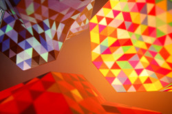 dezeen:  3D-printed Dazzle lamps by Corneel Cannaerts reveal colourful interiors