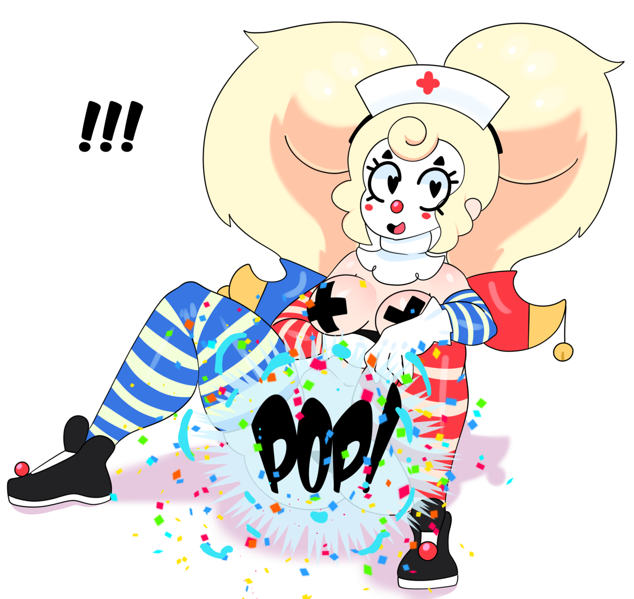 somescrub:Nursette the Clown’s “Balloon Sword” for Danny &lt;3 nommy~