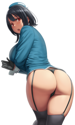 johndoe-art:  lvltheperv:  I just saw a Takao figurine photo somewhere on the internet. This is my reaction.  nice rendering. 