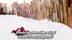 captainwarbuckle:  A Christmas Story + adult Ralphie’s narration  