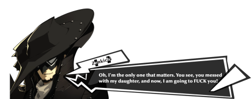 So I Finally Caught Up On Hazbin Hotel And I Just HAD To Do A Silly With The P5 Dialogue Generator Since