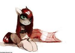 Speed art from today&rsquo;s livestream, loosely inspired by this: http://www.youtube.com/watch?v=u_mZw2_uiyo Decided to draw a looong time ago abandoned Pinkamena again. Open to interpretation. can I ask you something? what did you expect?