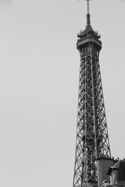 ash-photography:  Eiffel Tower B&amp;W - Paris, France on Flickr.