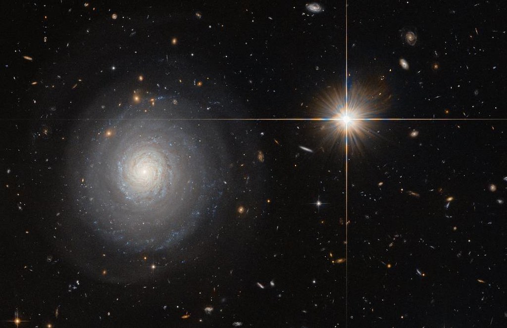 Hubble Spots a Secluded Starburst Galaxy by NASA Hubble