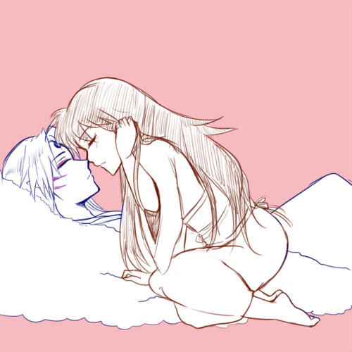 blackhaiper:Some of my Sesshomaru x (Adult)Rin’s art