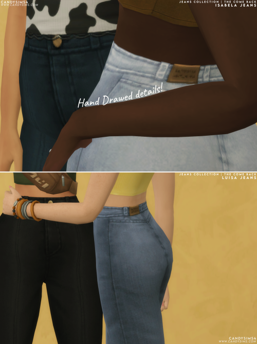 candysims4:JEANS COLLECTION | THE COMEBACK                &n