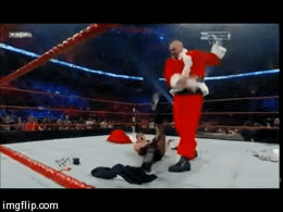baddieshumiliated:  TLC 2010 The Big Show strips a scared and pleading for mercy