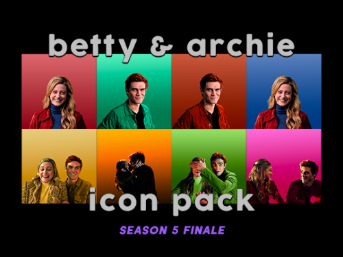 spookys: BETTY & ARCHIE ICON PACK (season 5 episode 19)- 20 icons, various colors- 200x200- pls 