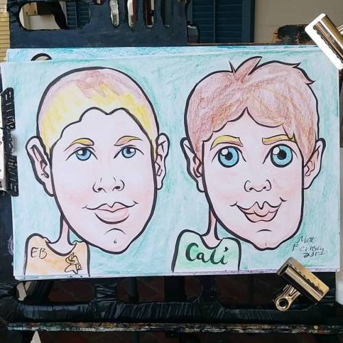 On the porch of Blue Blinds in Plymouth doing caricatures. (They’re closed today.)     #Plymouth #caricatures #caricature #art #drawing #portrait #cartoony #artstix #ink #artistsoninstagram #artistsontumblr  (at Blue Blinds Bakery)