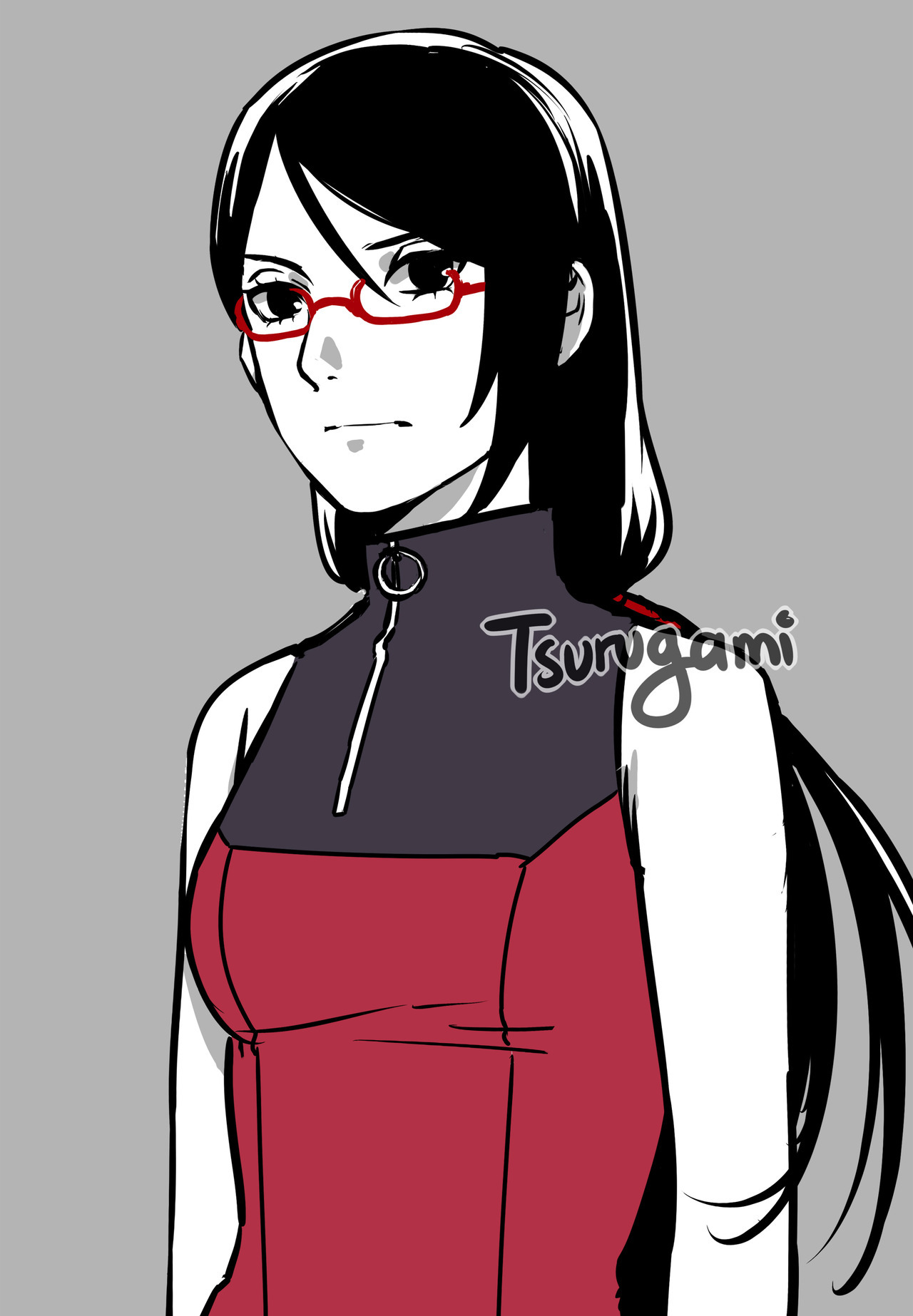 Adult Sarada Uchiha fan art by Tsurugami : r/Boruto