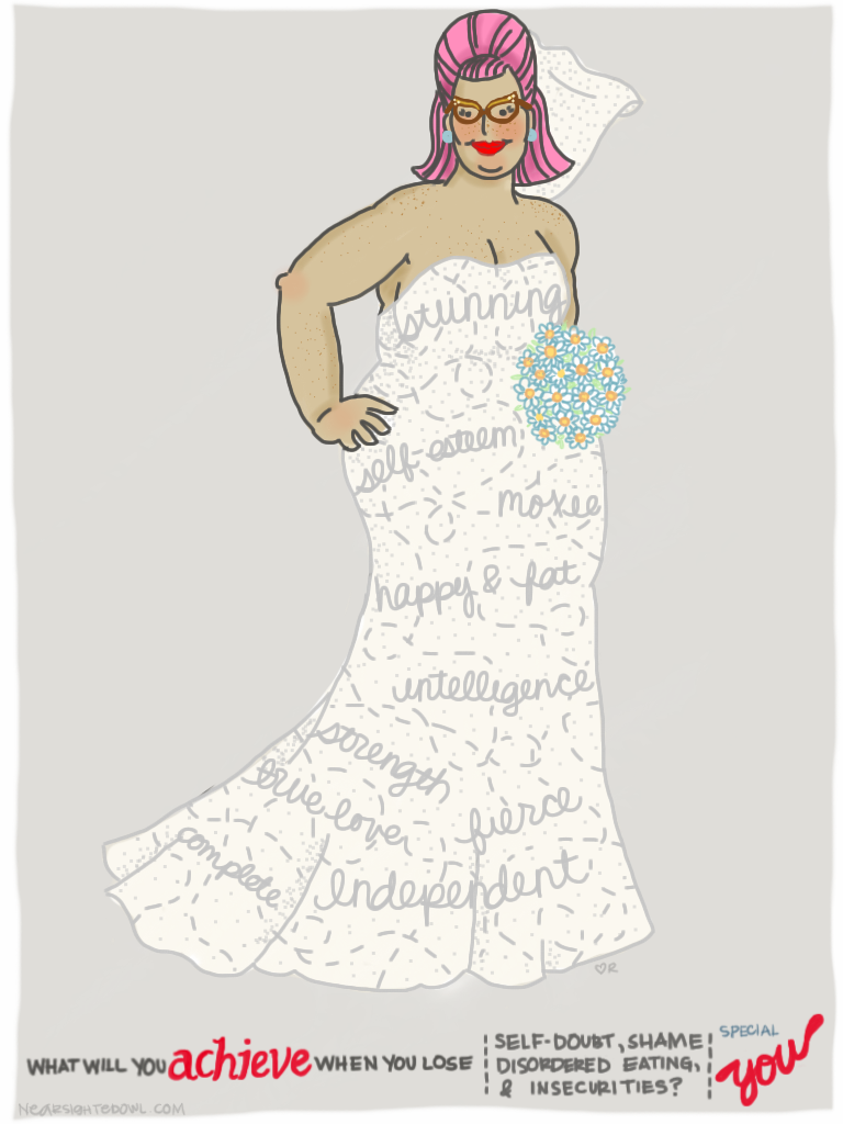 ok2befat:  badhairdayscarves:Happy being fat!  Very happy. &lt;3 
