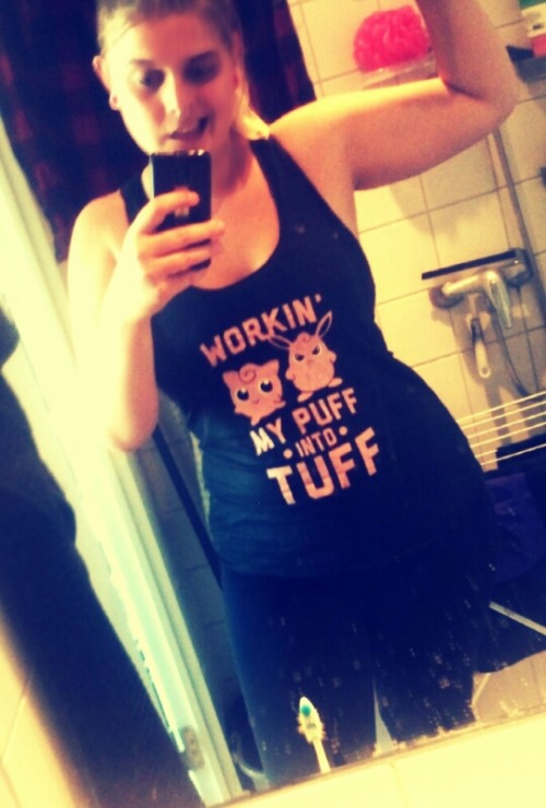 project-healthy-biaatch:
“ My new shirts from activateapparel just came, i’m so happy :-D
”
Awesome! It looks great! Keep on activating your fit side!
Turn Your Puff into Tuff on ACTIVATE APPAREL