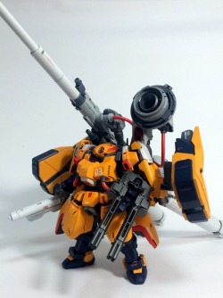 mechaddiction:  Custom Build: HG 1/144 Grimoire