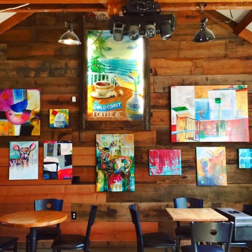 My little art show is ending after Thanksgiving weekend, here at @goldcoastcoffee_ in Duncans Mills.