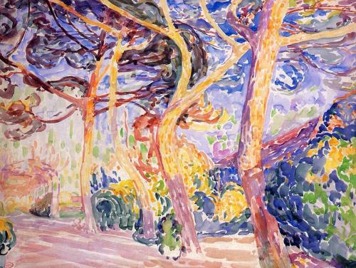 Under the Pines, 1907, Henri-Edmond CrossMedium: watercolor