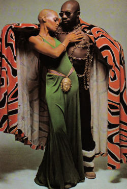00syd:  vintagegal:  Isaac Hayes and model