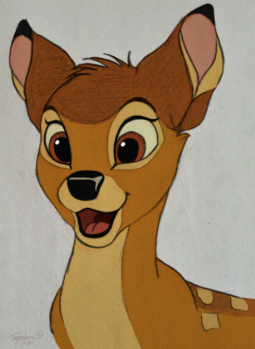 Bambi by Tayarinne on DeviantArt. The guy with perfect eyelashes