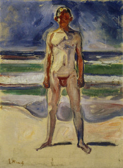 grundoonmgnx: Edvard Munch, Young Man on