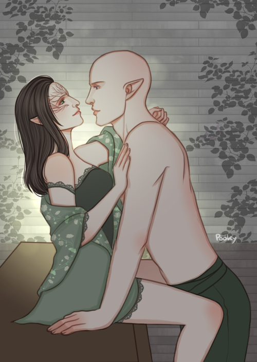 pookydraws:Commission - Solas and Jesselynn.