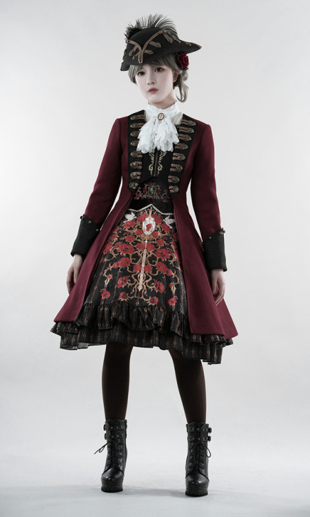 Lost Angel, Spirit of Knight (military Lolita fashion) Available from LolitaWardrobe