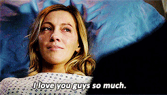 queensarrow:“That scene when I’m in the hospital and I say goodbye [and] I say to the team, ‘I never