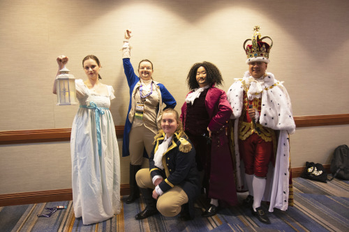 Some #Hamilton cosplay from BroadwayCon this weekend. Dag, you amaze and astonish!