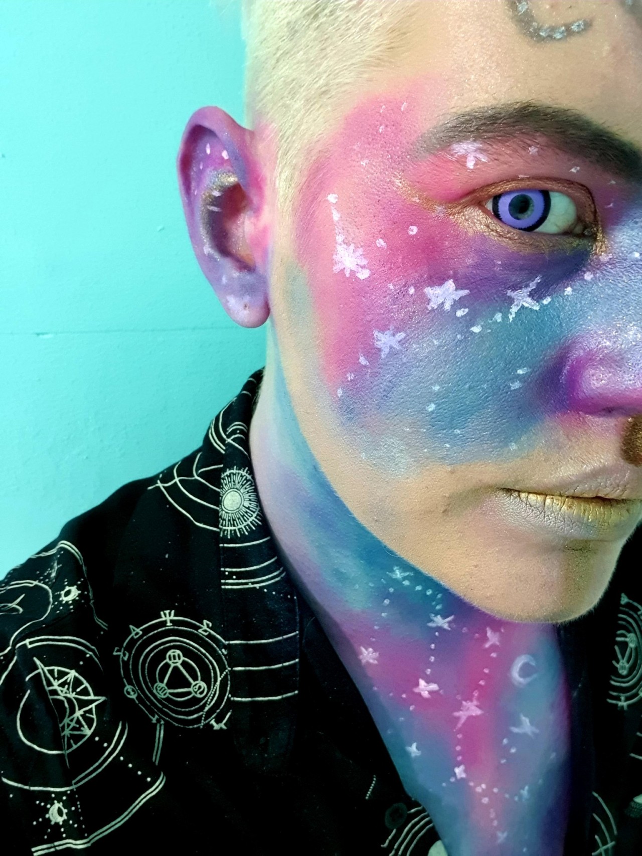 #space makeup on Tumblr