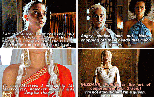 Daenerys Targaryen + A Few Of The Endless Scenes (from Multiple Seasons) In Which Her Show Version Was
