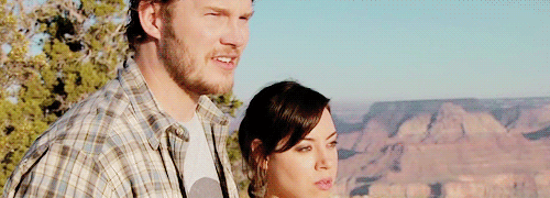 dailyparksnrec:  anonymous asked: andy/april + height difference. 