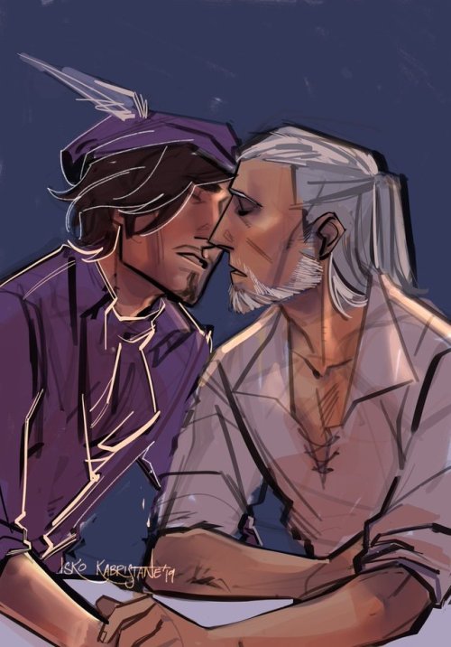 iskodraws:UH I was trying to play Gwent, but I’m incredibly terrible at it, so I took a break to d