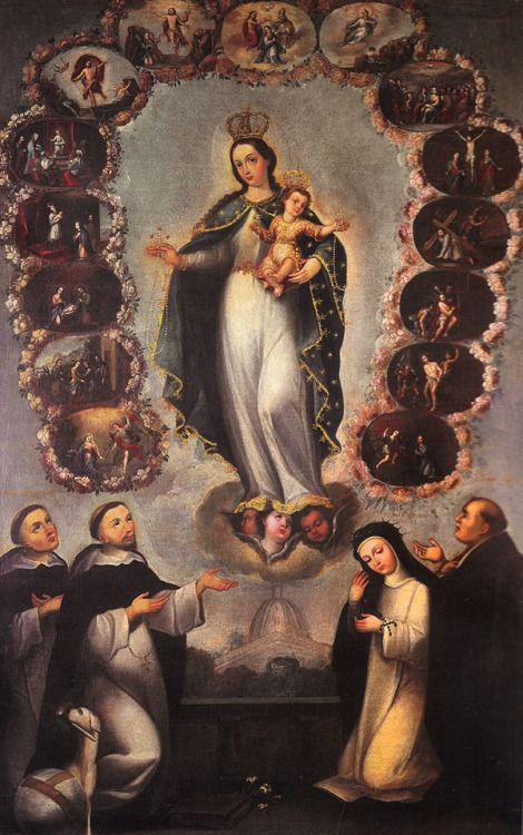 ordopraedicatorum - Our Lady of the Rosary with Dominican Saints