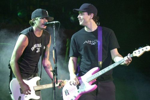 Blink-182 during 9th Annual KROQ Weenie Roast at Verizon Amphitheater in Irvine, California, United 