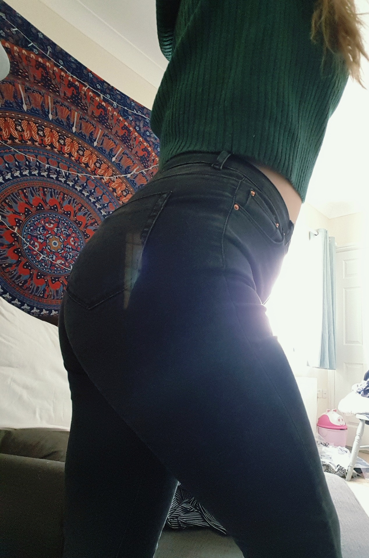 lil-spicypepper:  A lil jean butt action