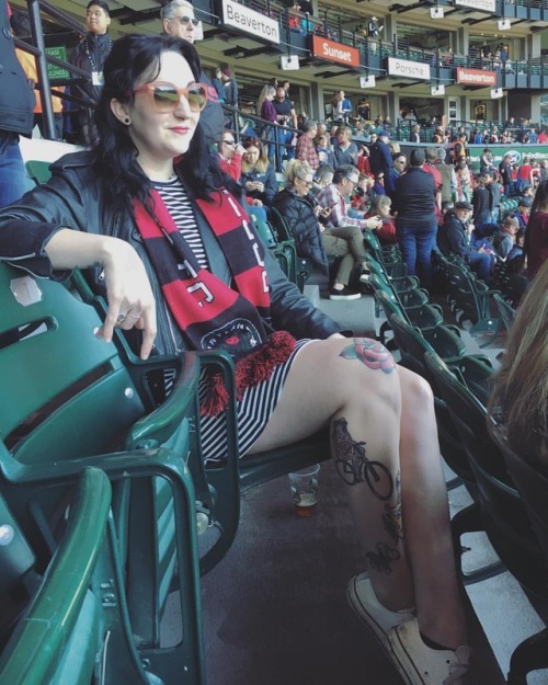 PTFC cheering on our ladies in style . . . . #me #ootd #wiwt #alternativegirl #girlswithtattoos #wit