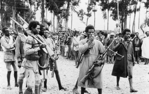 Ethiopian soldiers, Second Italian Ethiopian War