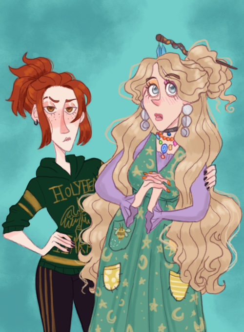 Just The Eccentric Luna Lovegood With Her Super-sporty-Captain-of-the-Holyhead-Harpies-badass-girlfriend
