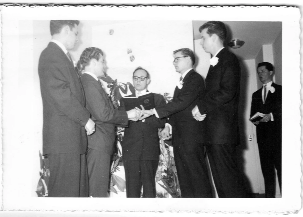 collectorsweekly:  Photos from a gay wedding near Philadelphia, PA, taken in 1957.