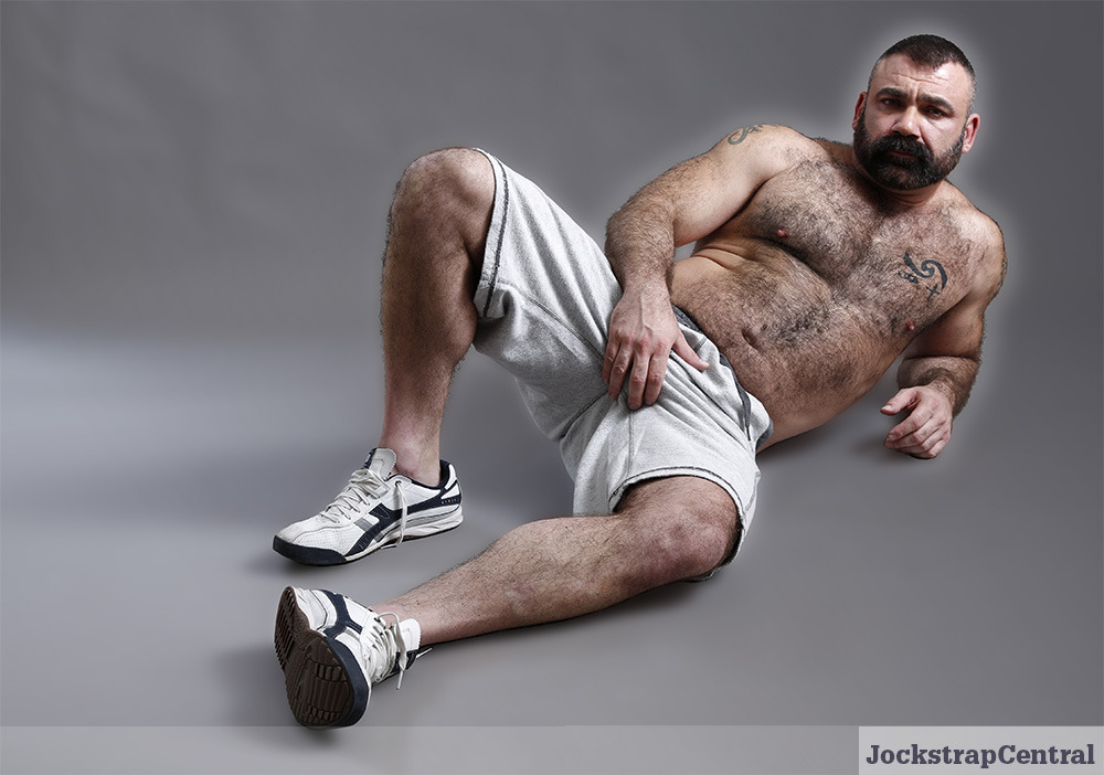 jockstrapcentral:  Jockstrap Central model Patrick in Nasty Pig Reverse Fleece Short,