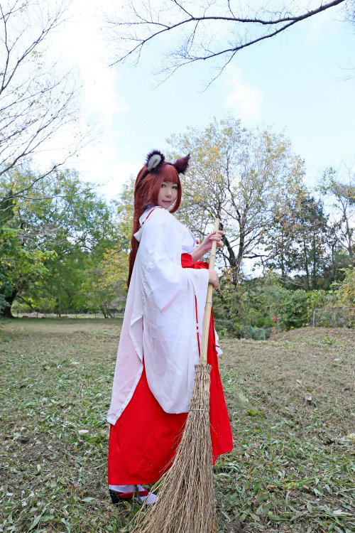 Cute Cosplay GIrl Higurashi Rin (Kitsune-Chan 3) 1-4