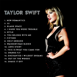 theswiftweb:  Formula 1 – setlist