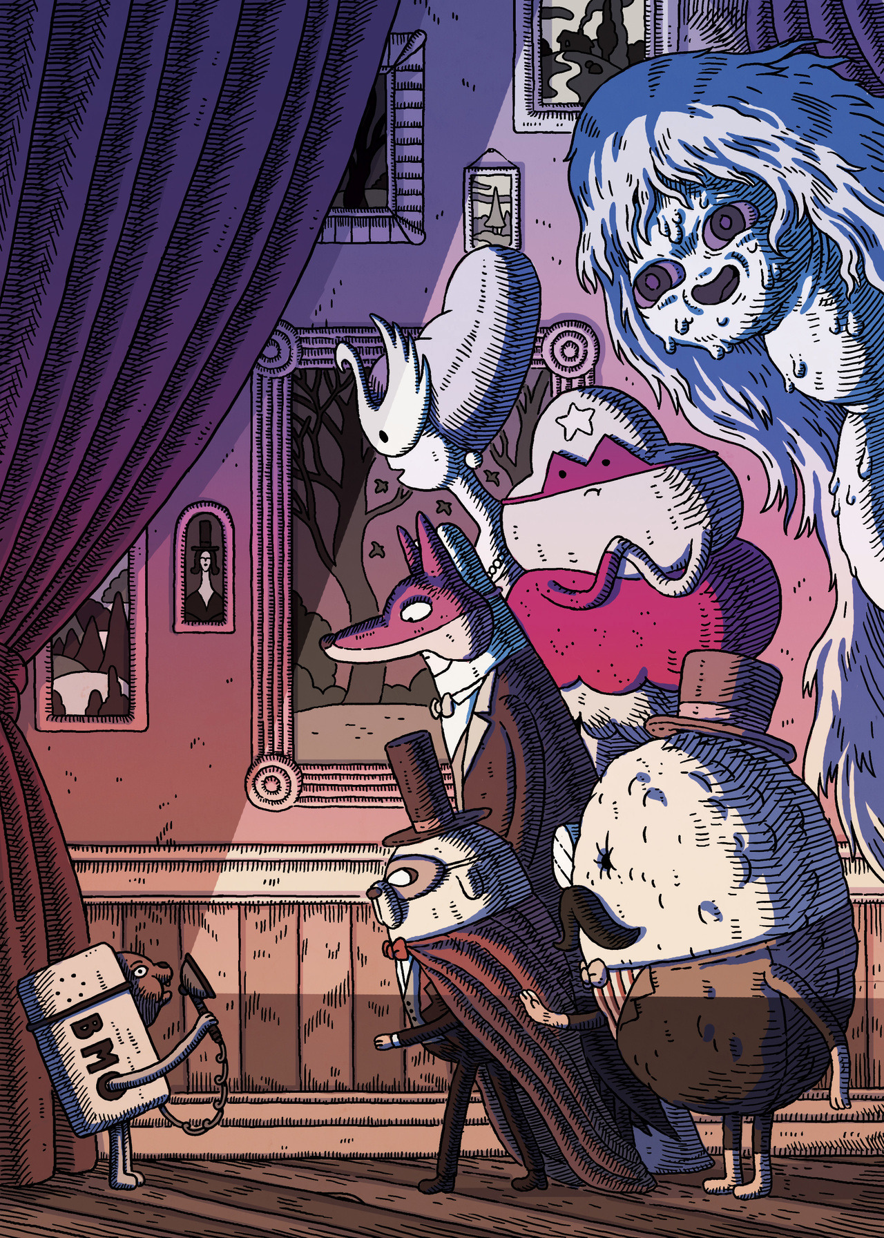 Adventure Time: Complete Collection DVD set illustrations by BG designer Matt Houston