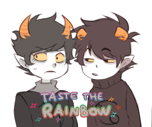 Karkat this is not a Skittles comMERCIAL 