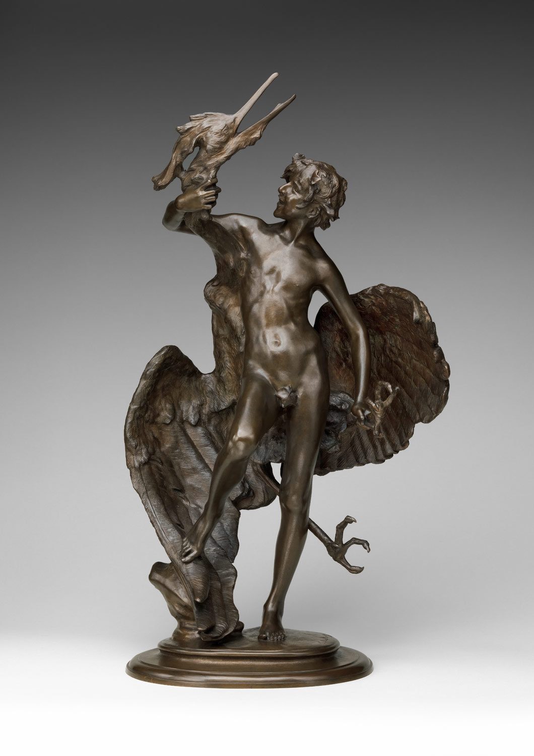 acrosscenturiesandgenerations:  ▪Young Faun with Heron. Artist: Frederick William