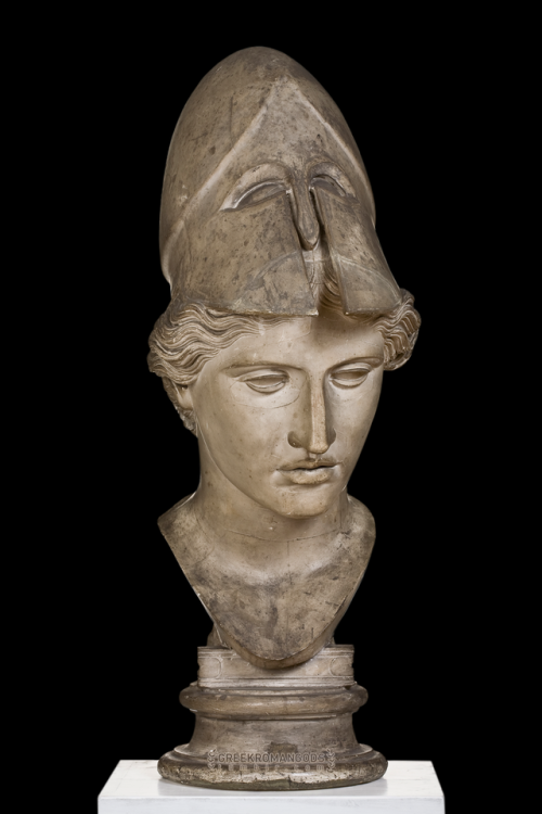 greekromangods: Athena Velletri From antique Roman copy of Greek original c. 400 BC Plaster Thorvald